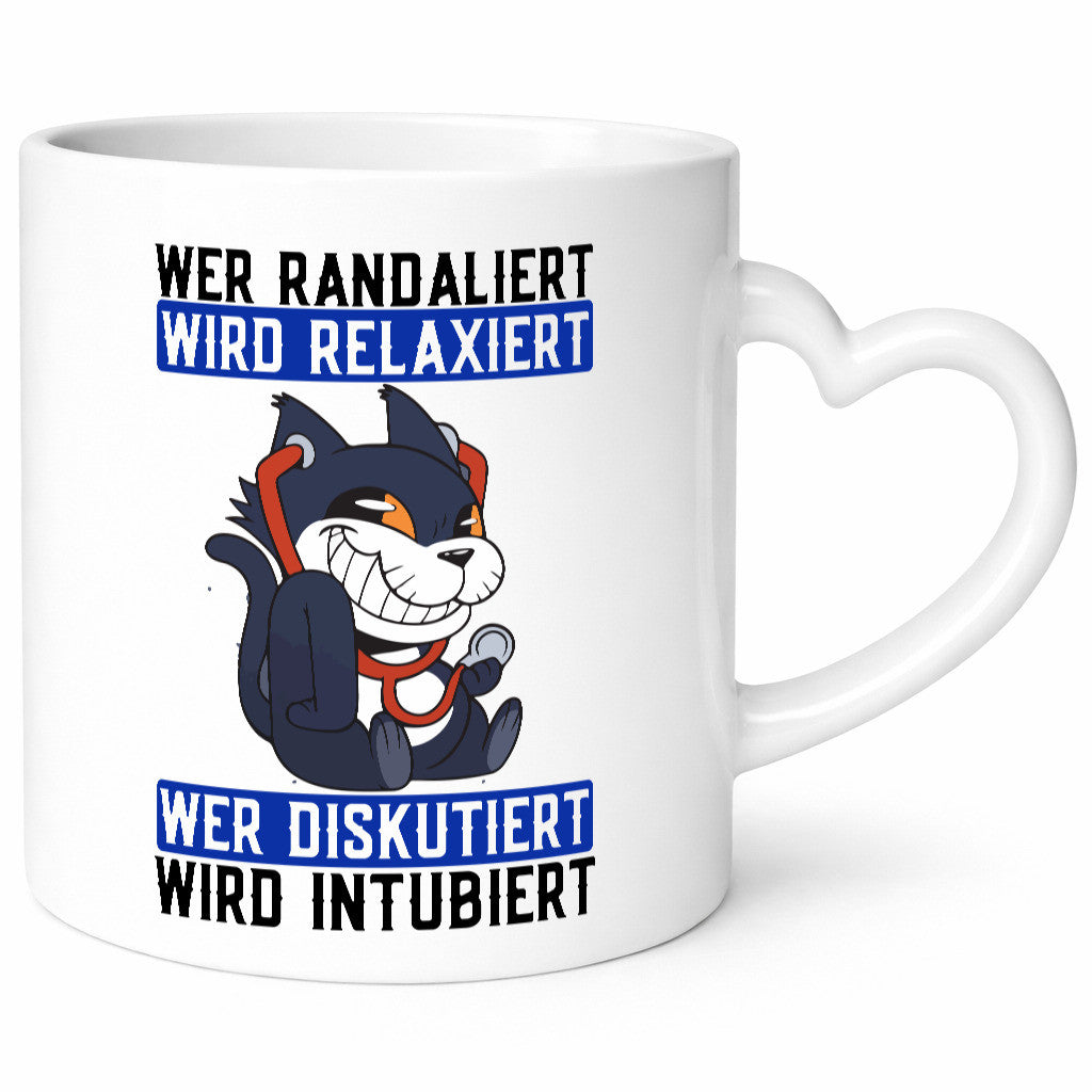 Wer randaliert wird relaxiert | Arzt Krankenschwester lustiger Spruch Geschenk