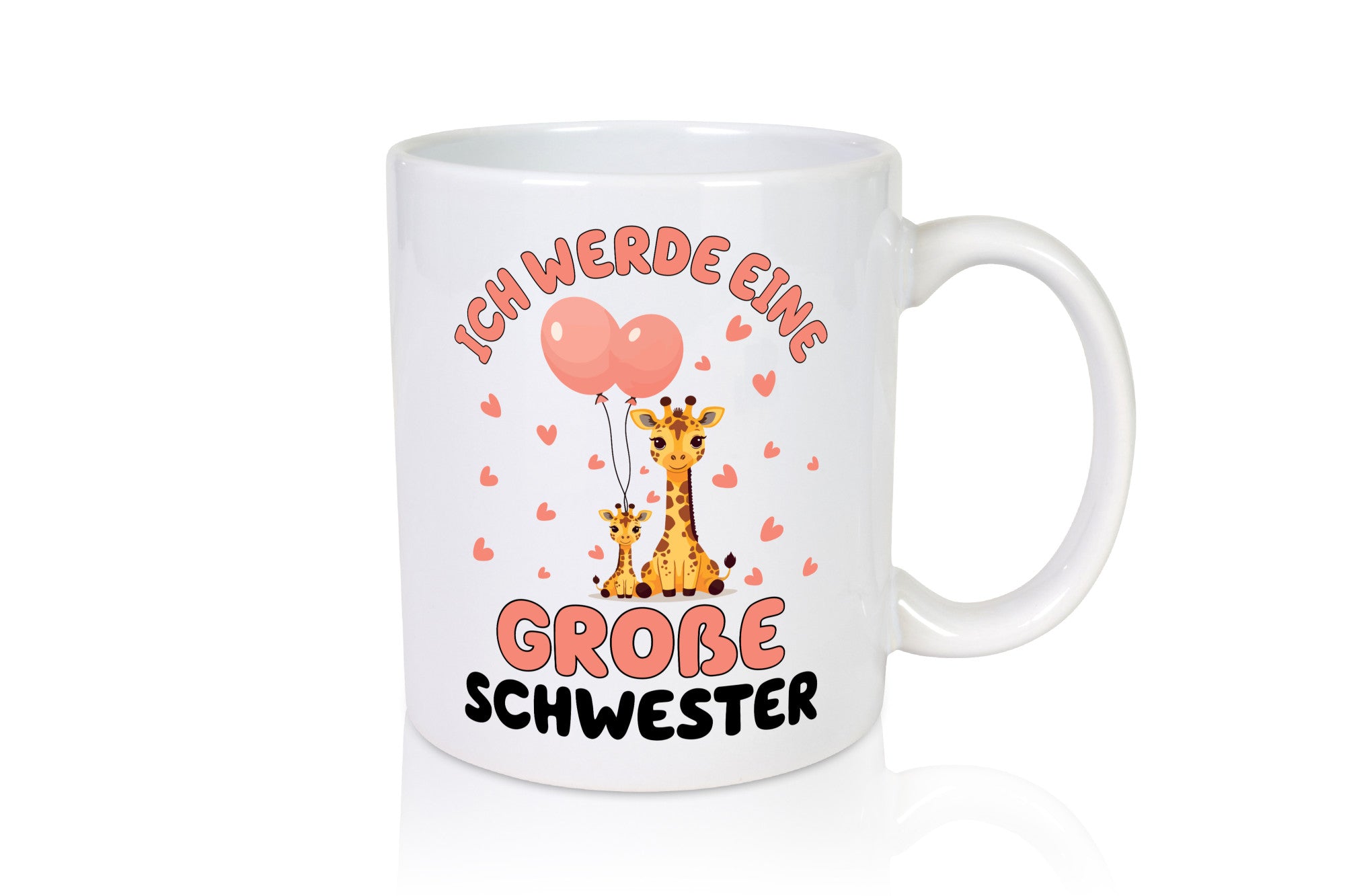 Ich werde große Schwester | Giraffe Geschwister lustig Humor Geschenkidee