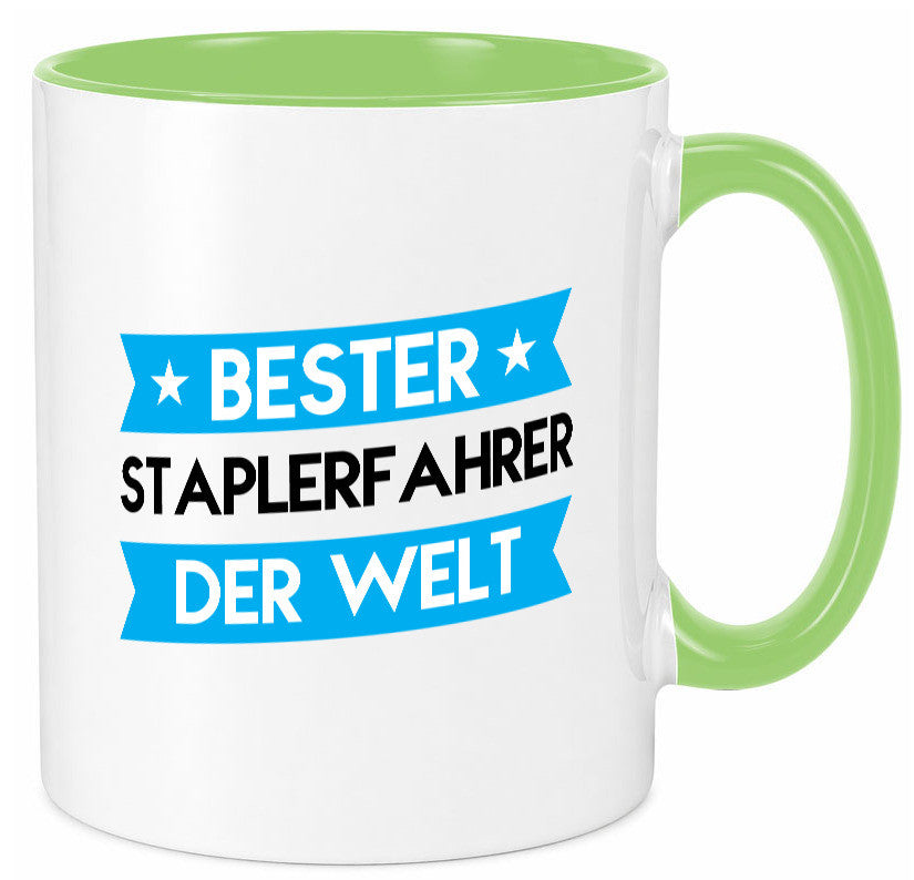 Bester Staplerfahrer | Gabelstapler Fahrer Geschenkidee Humor Tasse