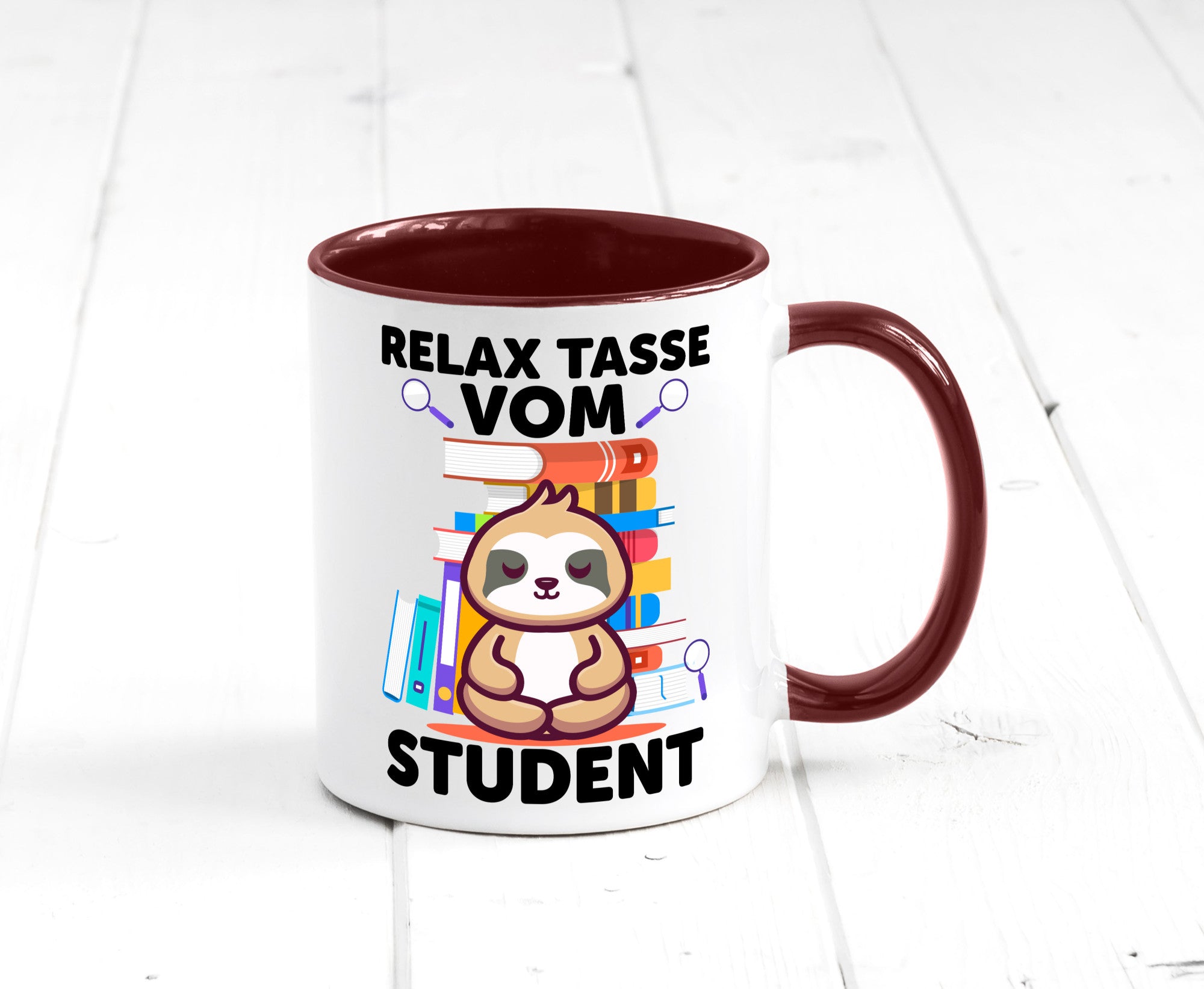 Relax Tasse: Student | Universität Uni Studium lustiger Spruch Geschenk Humor