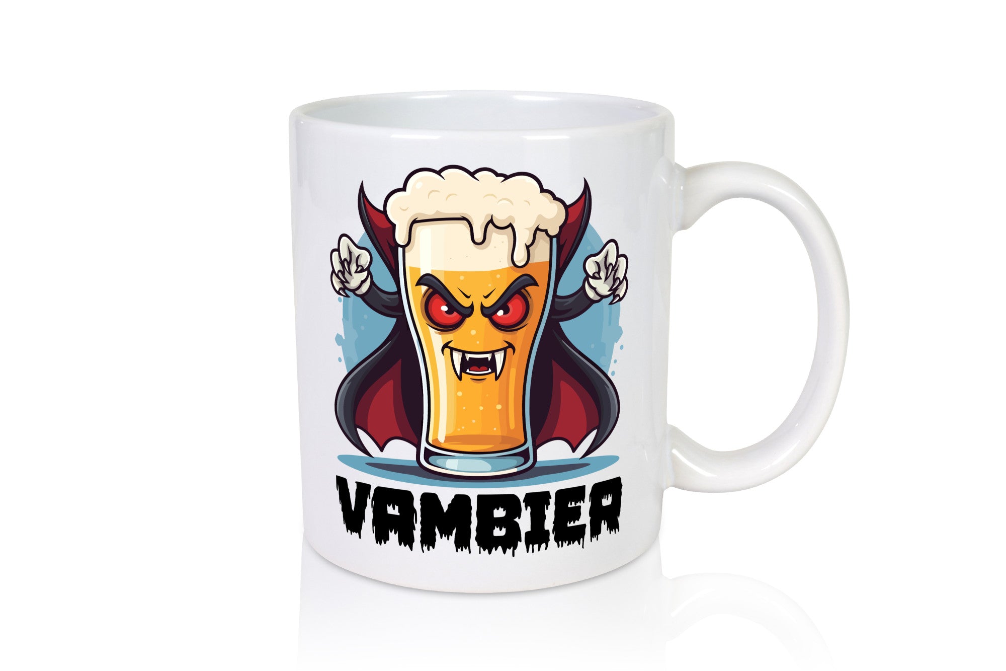 Vambier | Helloween Fledermaus mit Bier Geschenkidee Humor Tasse
