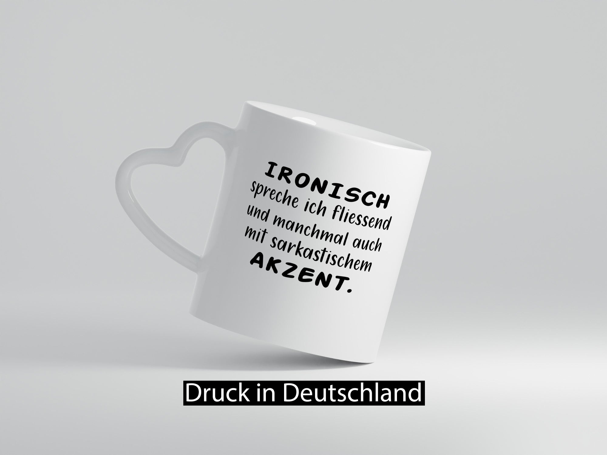 Ironisch Spreche ich Fließend | sarkastischem Akzent lustiger Spruch Geschenk