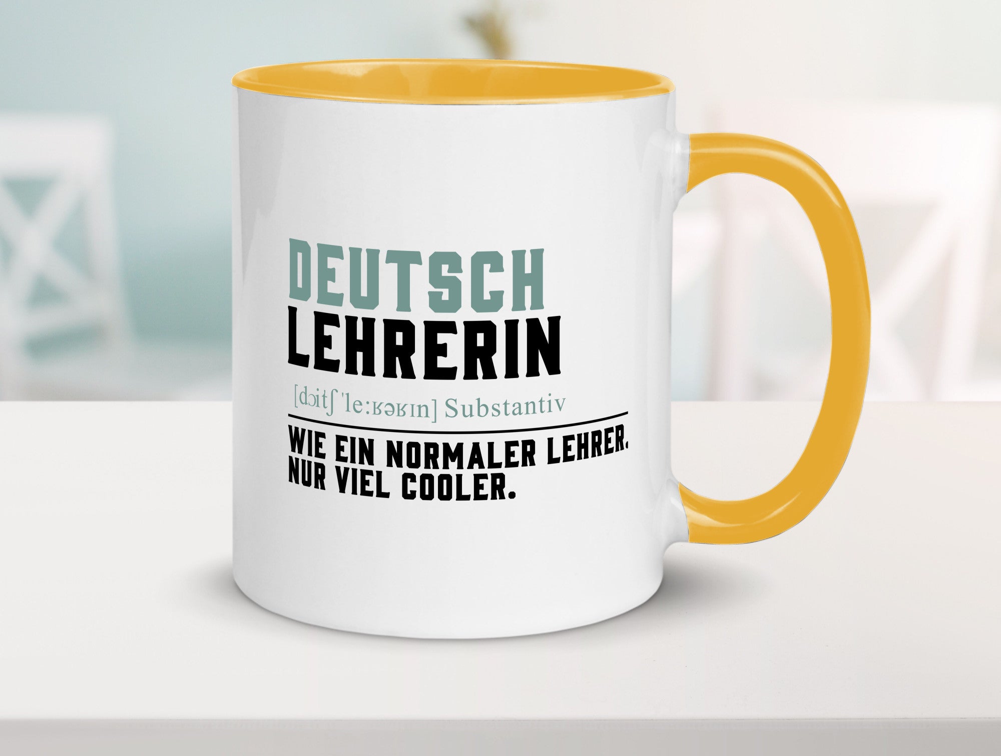 Deutschlehrerin | Lehrerin Unterricht Lieblinglehrerin Geschenkidee Humor Tasse