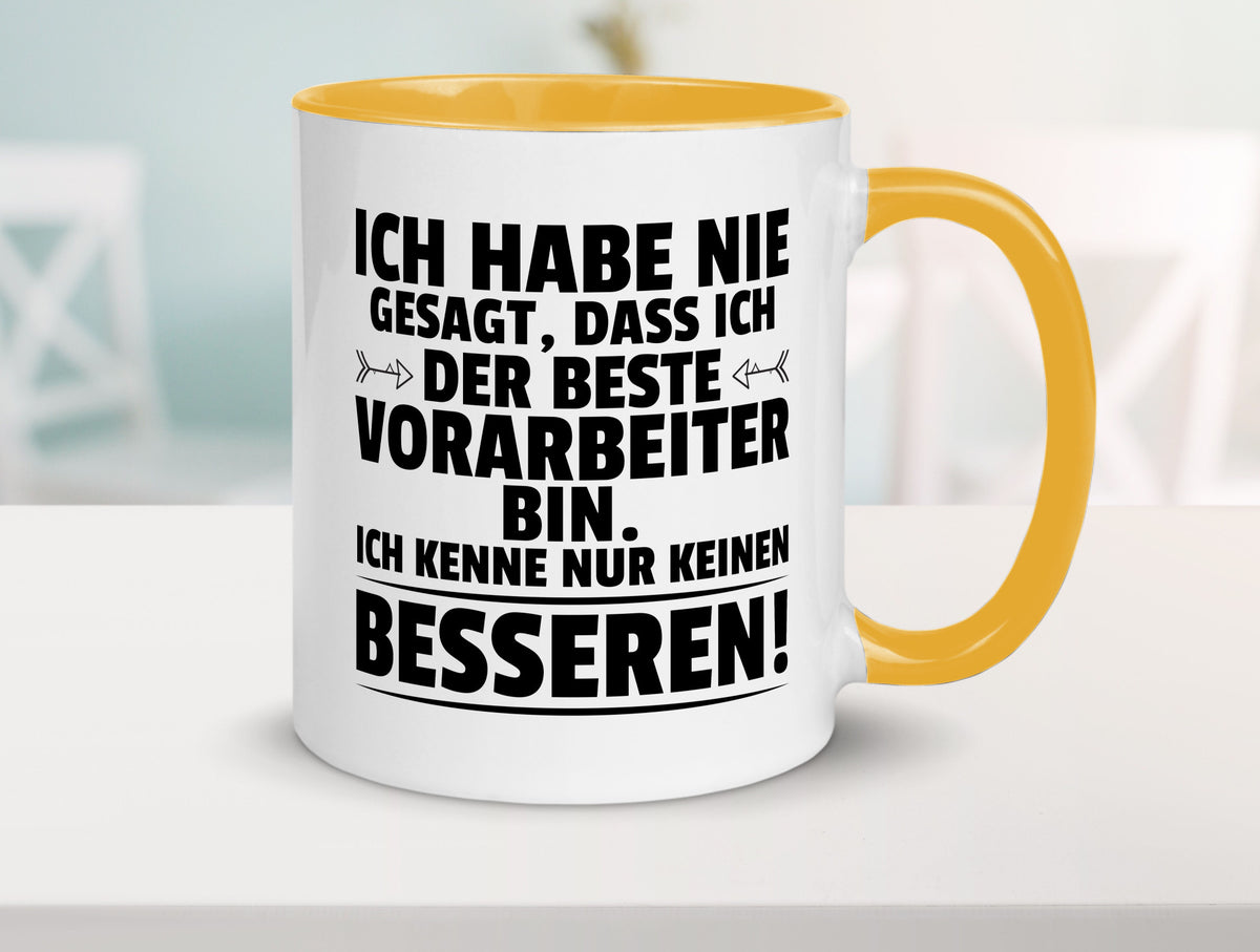Der Beste Vorarbeiter | Kollege Teamleiter Humor Arbeit Kollegen Büro Tasse