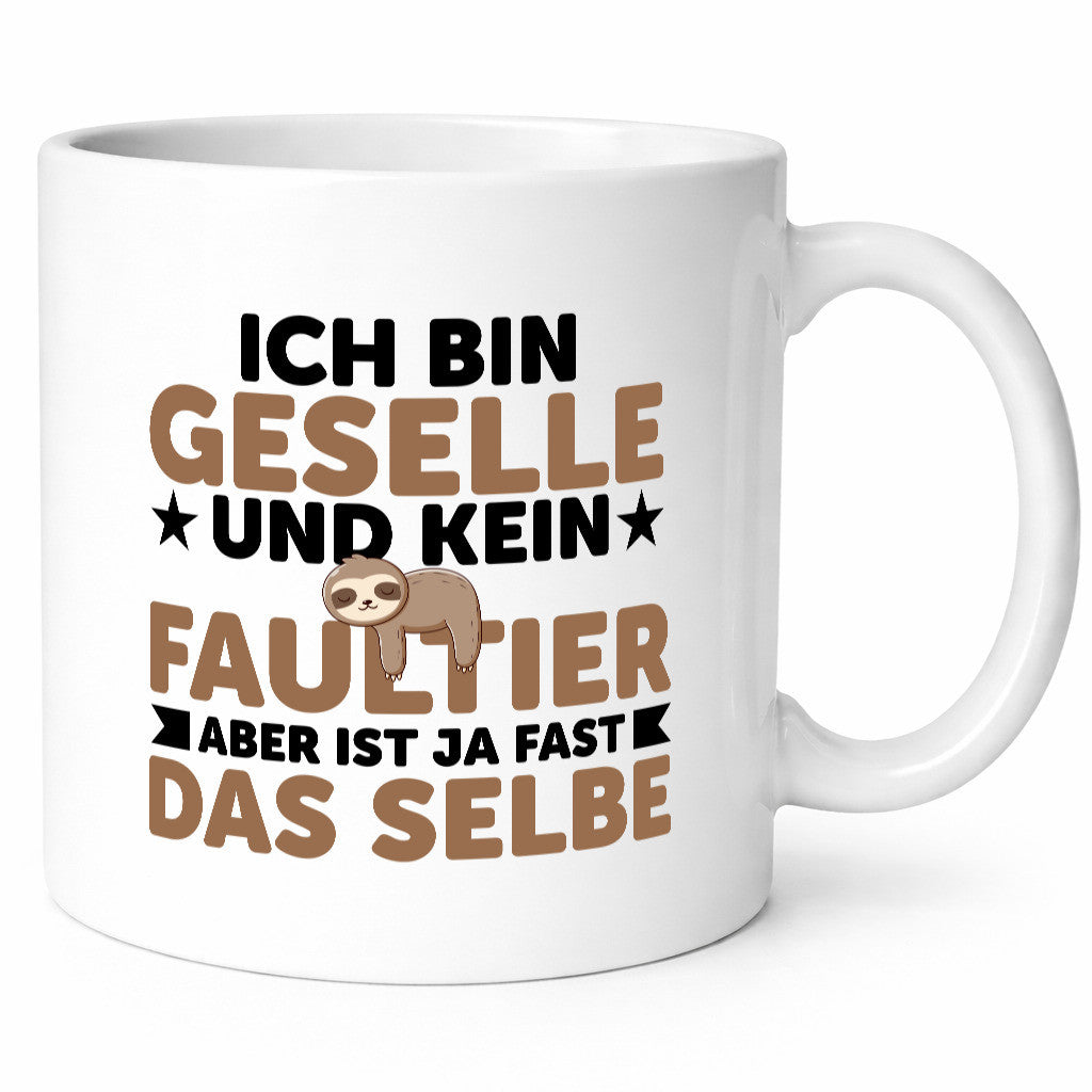 Ich bin kein Faultier: Geselle | Handwerker v2 Geschenkidee Tierliebhaber Humor