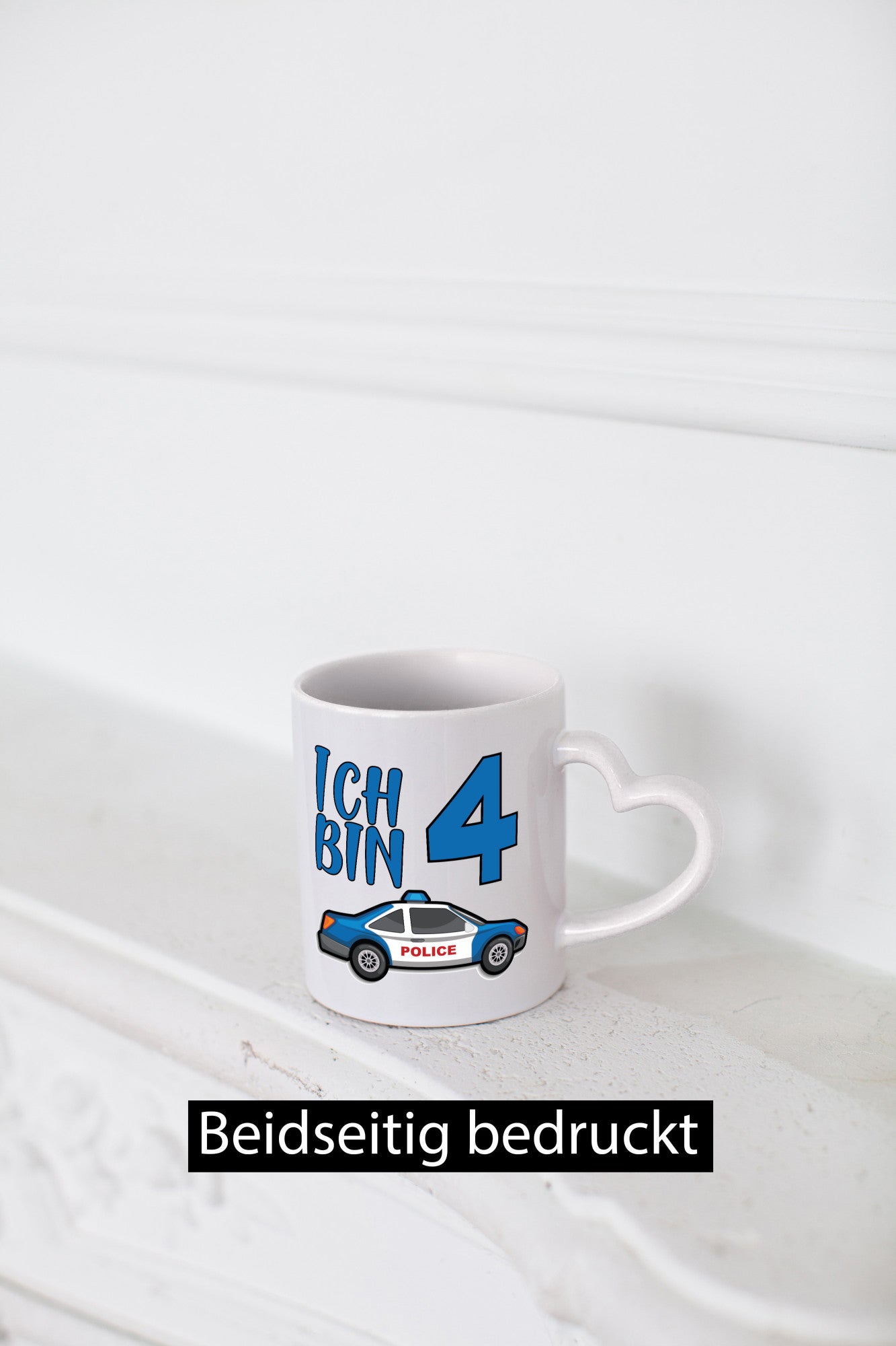Ich bin 4 Jahre alt | Polizeiliebhaber Geburtstags Kind Geschenkidee Geburtstag