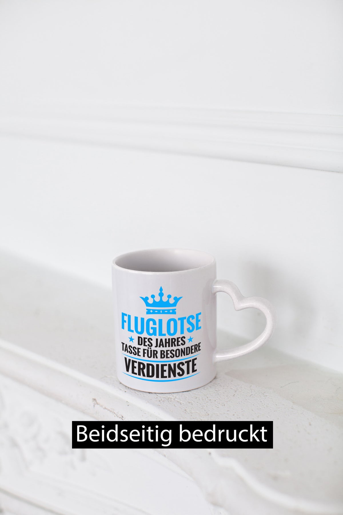 Besonderer Verdienst: Fluglotse | Flugverkehr Flughafen lustiger Spruch Tasse