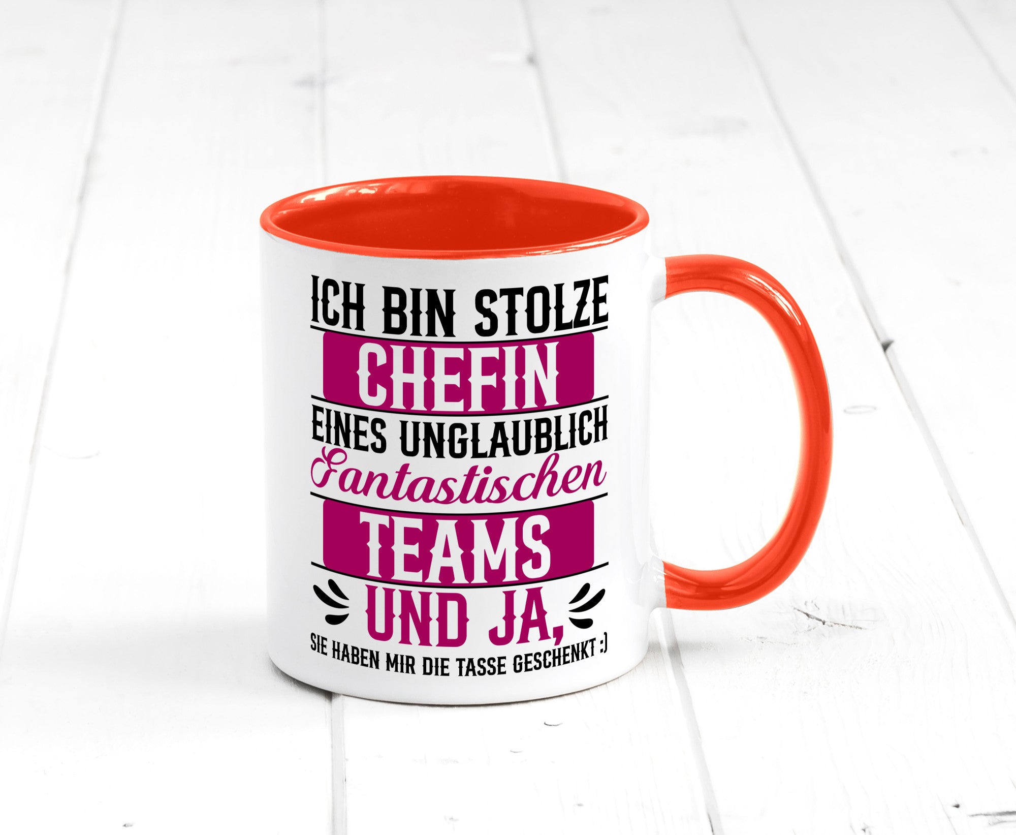 Stolze Chefin | Tolles Team Mitarbeiter lustig Arbeit Kollegen Büro Geschenk