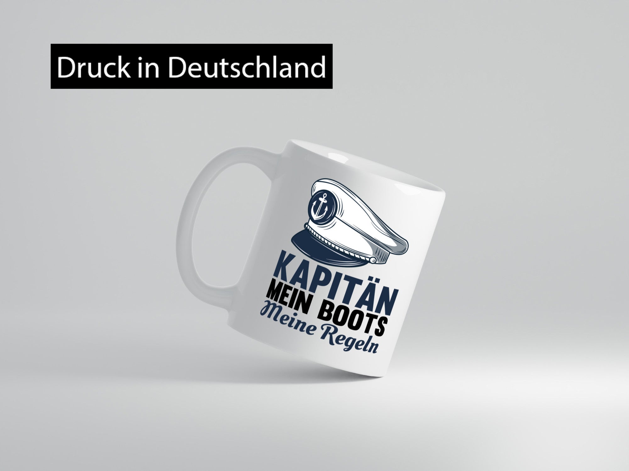 Mein Boot meine Regeln | Kapitän Tasse Schifffahrer Humor Geschenkidee