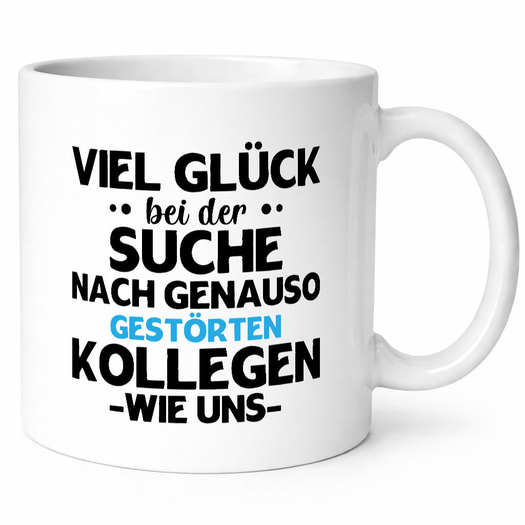 Viel Glück bei der Suche | Arbeitskollegen Arbeit Geschenk Kollegen Büro