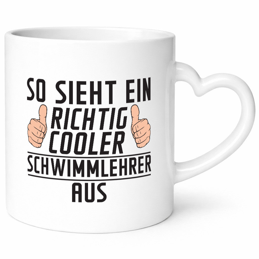 Richtig Cooler Schwimmlehrer | Lehrer Schüler schwimmen Geschenk Humor