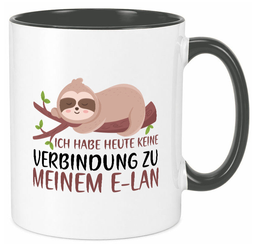Verbindung zum Elan | WLAN Faultier Faulpelz Laufband Humor Tierliebhaber