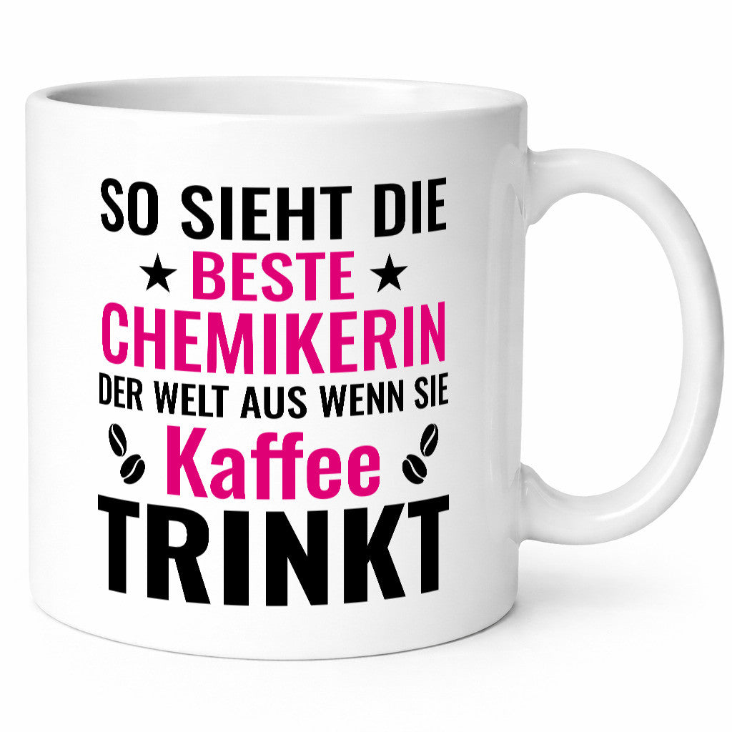 Kaffee trinkt: Chemikerin | Chemie Labor Geschenkidee Humor Tasse