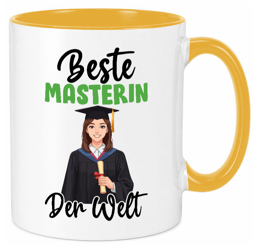 Beste Masterin | Student Uni Studium Humor Geschenkidee Tasse