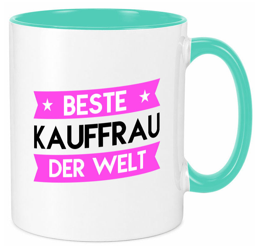 Beste Kauffrau | Kauffrauen Geschenkidee Humor Tasse