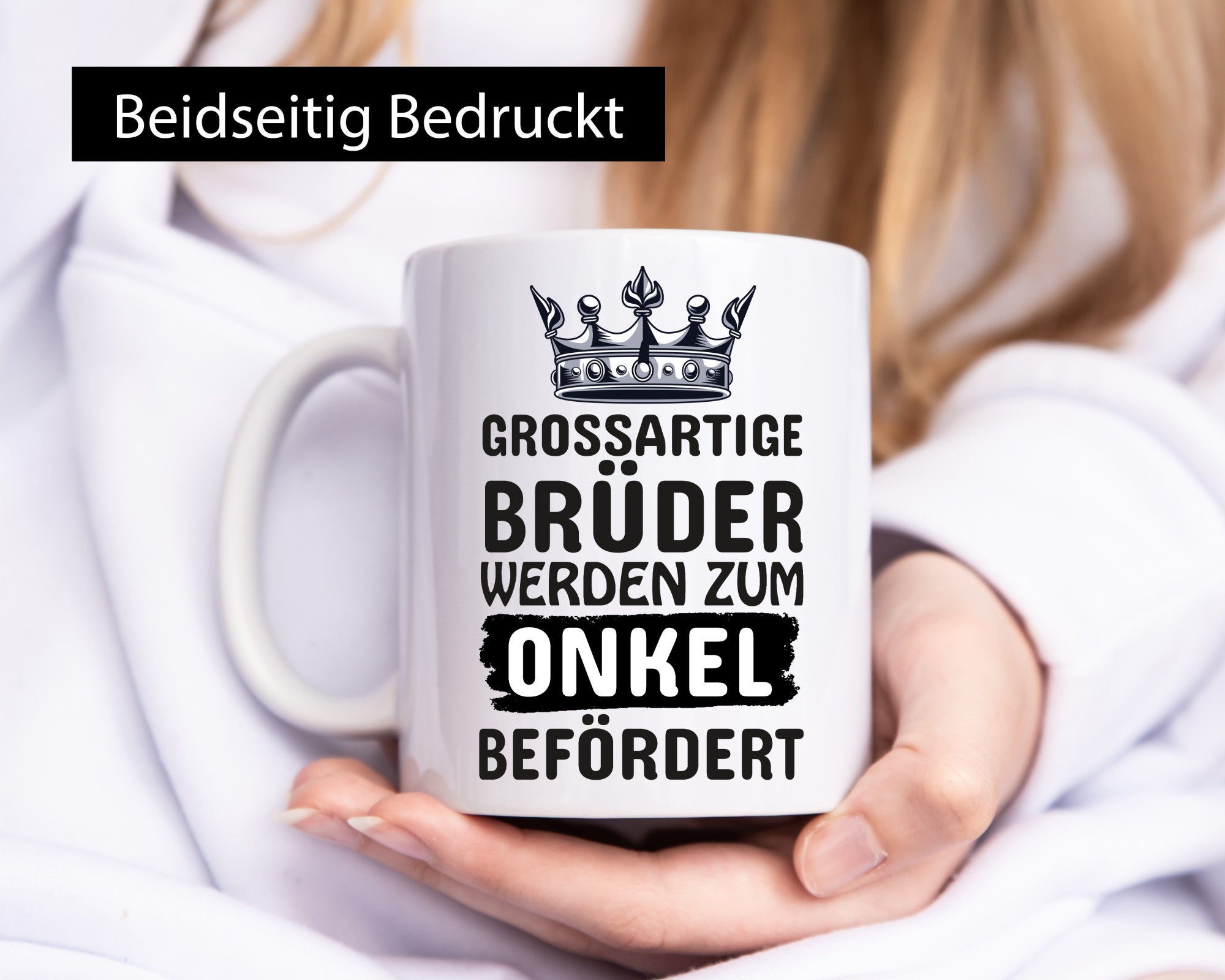 Beförderung zu Onkel | Schwangerschaft Bruder Geschenk Humor Geschenkidee