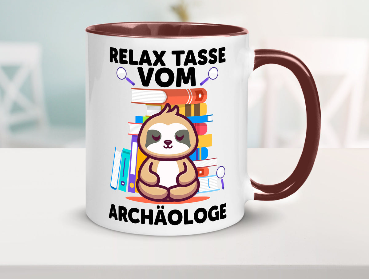 Relax Tasse: Archäologe | Archäologie Forscher lustig Humor Geschenkidee