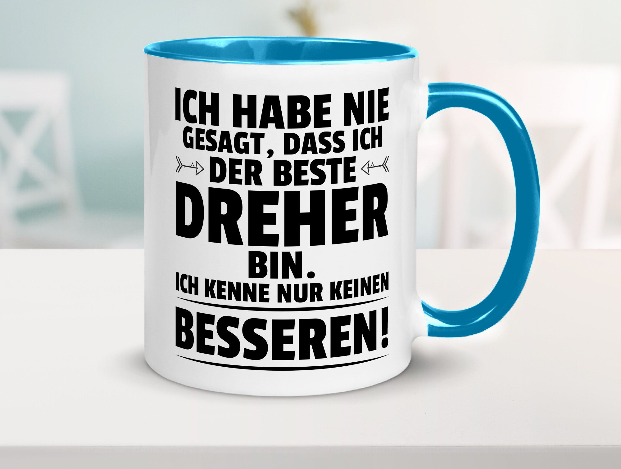 Der Beste Dreher | Fräser lustiger Spruch Geschenk Humor Geschenkidee Tasse