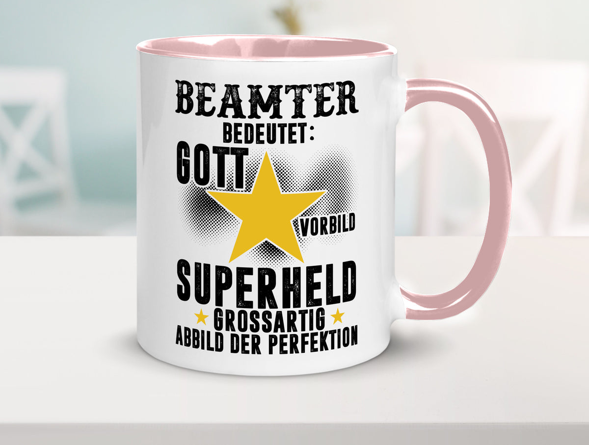 Bedeutung von Beamter | Verbeamtung öffentlicher Dienst Humor Geschenkidee Tasse