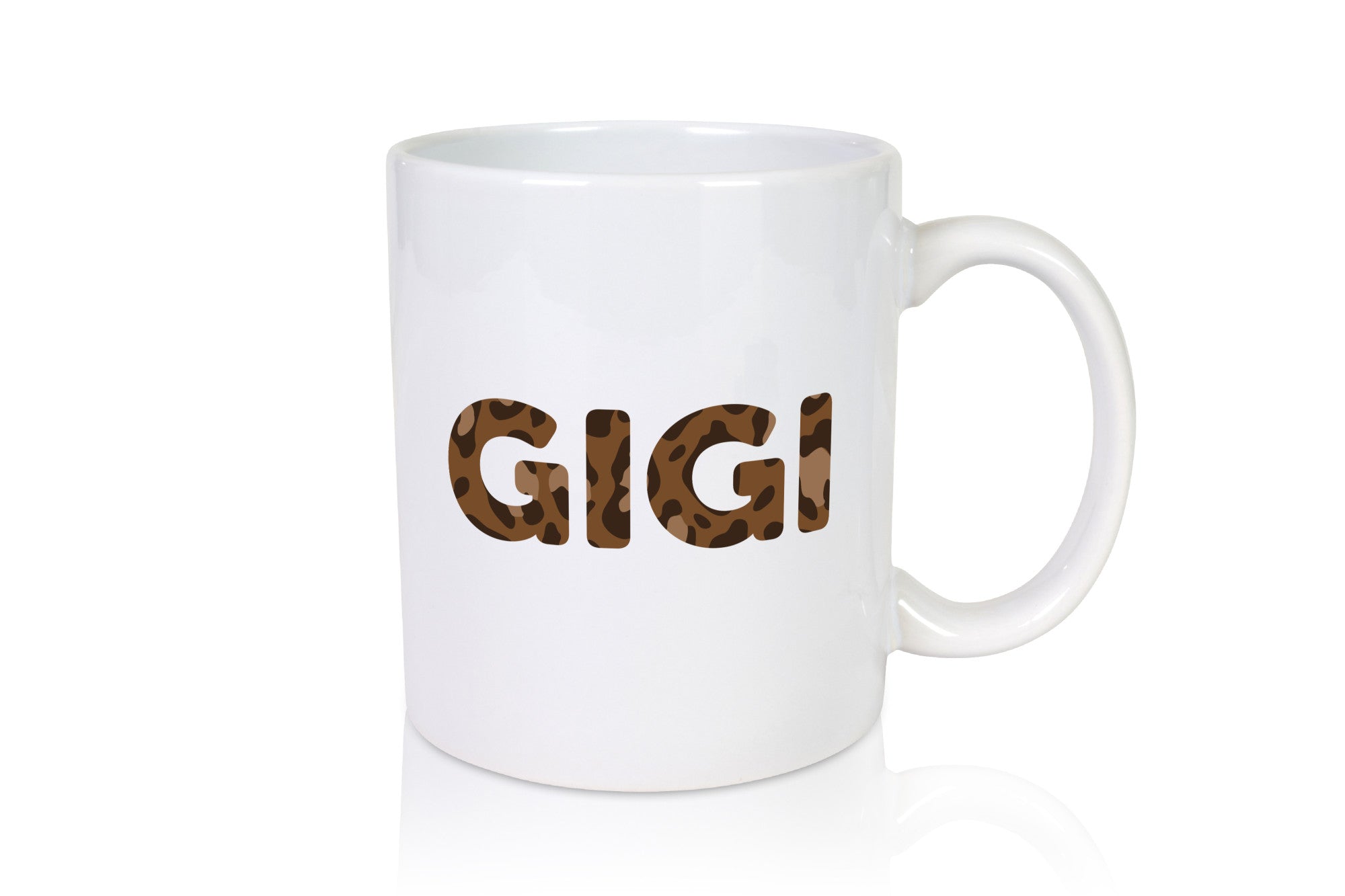 Gigi | Leopardenlook Buchstaben lustiger Spruch Geschenk Familie Geschenkidee