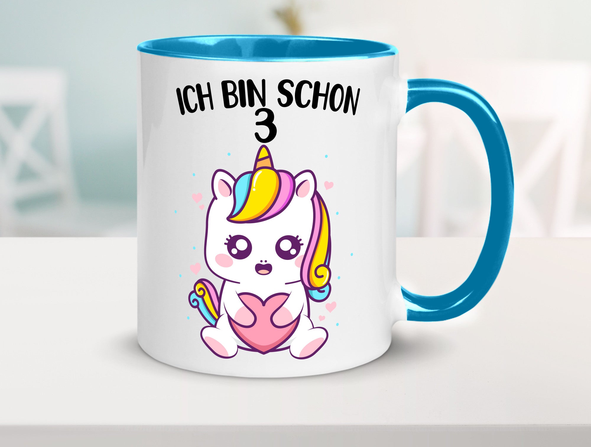 3. Geburtstag | Ich bin schon 3 Jahre Einhorn Mädchen lustig Geschenkidee