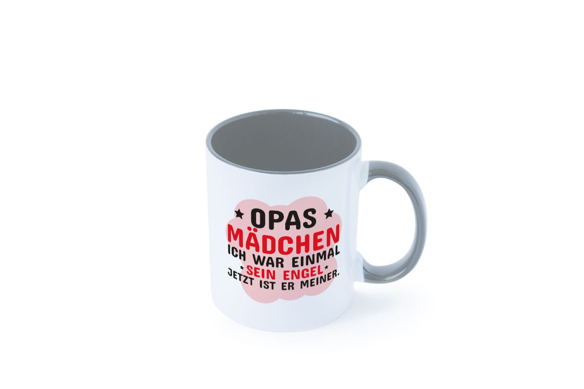 Opas Mädchen | Trauer Tasse Abschied Enkelin lustig Familie Geschenkidee