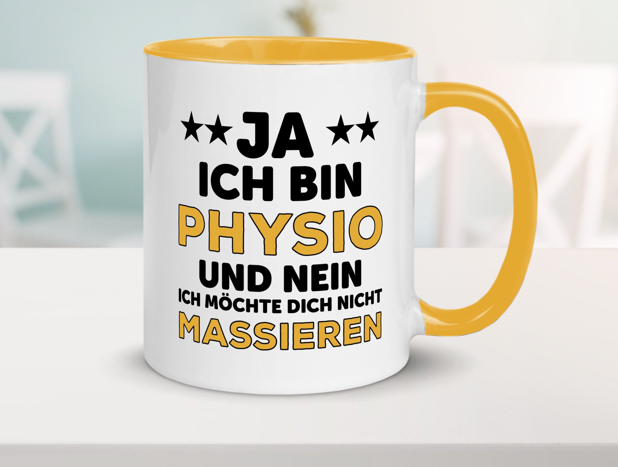 Ich bin Physio | lustige Spruch Tasse Physiotherapeut Geschenkidee Humor