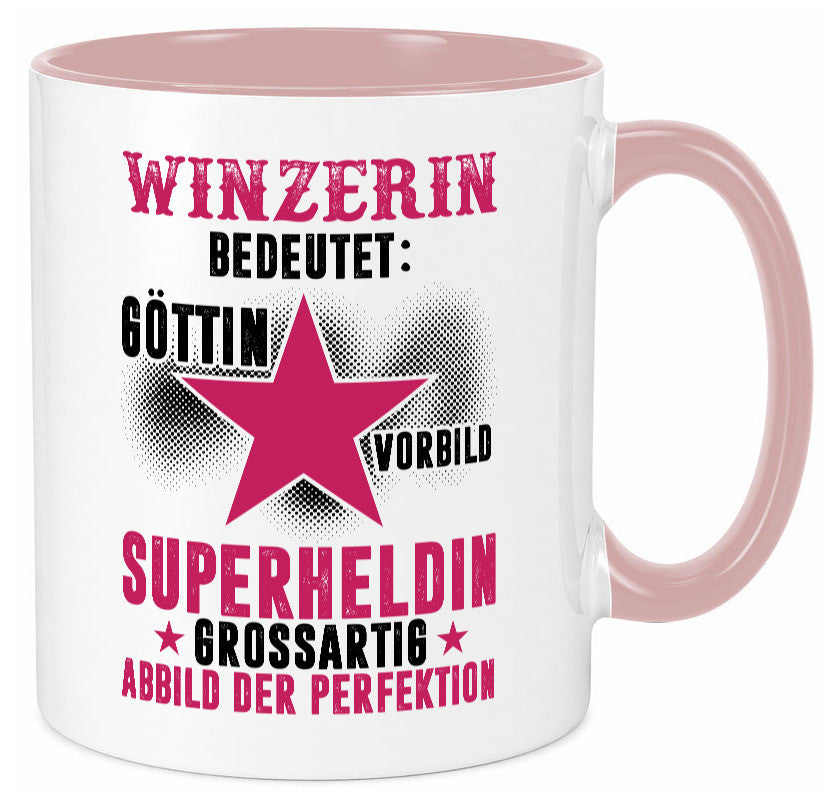 Bedeutung von Winzerin | Weinbauer Wein lustiger Spruch Geschenk Humor