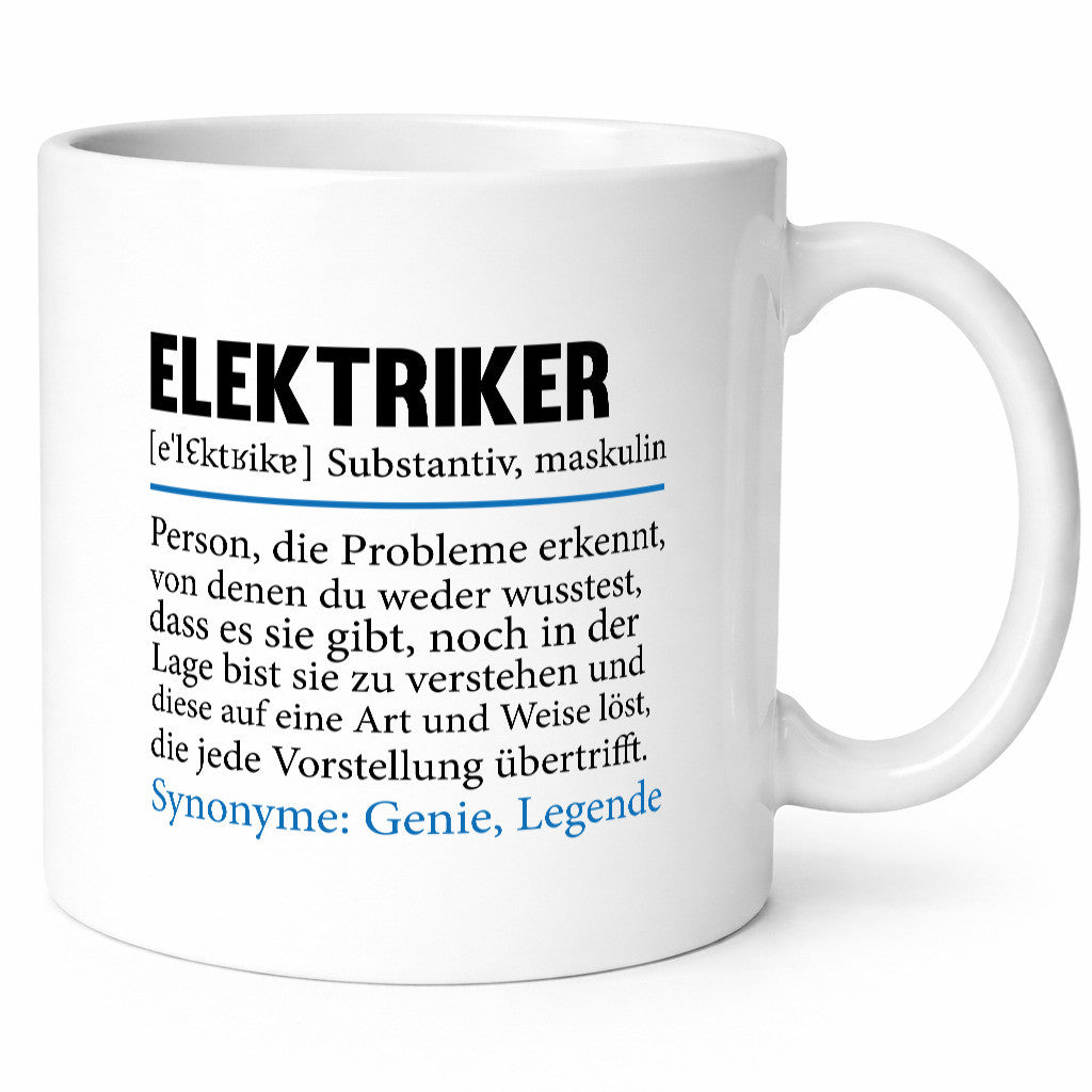 Elektriker | Beruf Elektronik Elektrotechnik Geschenk Arbeit Kollegen Büro