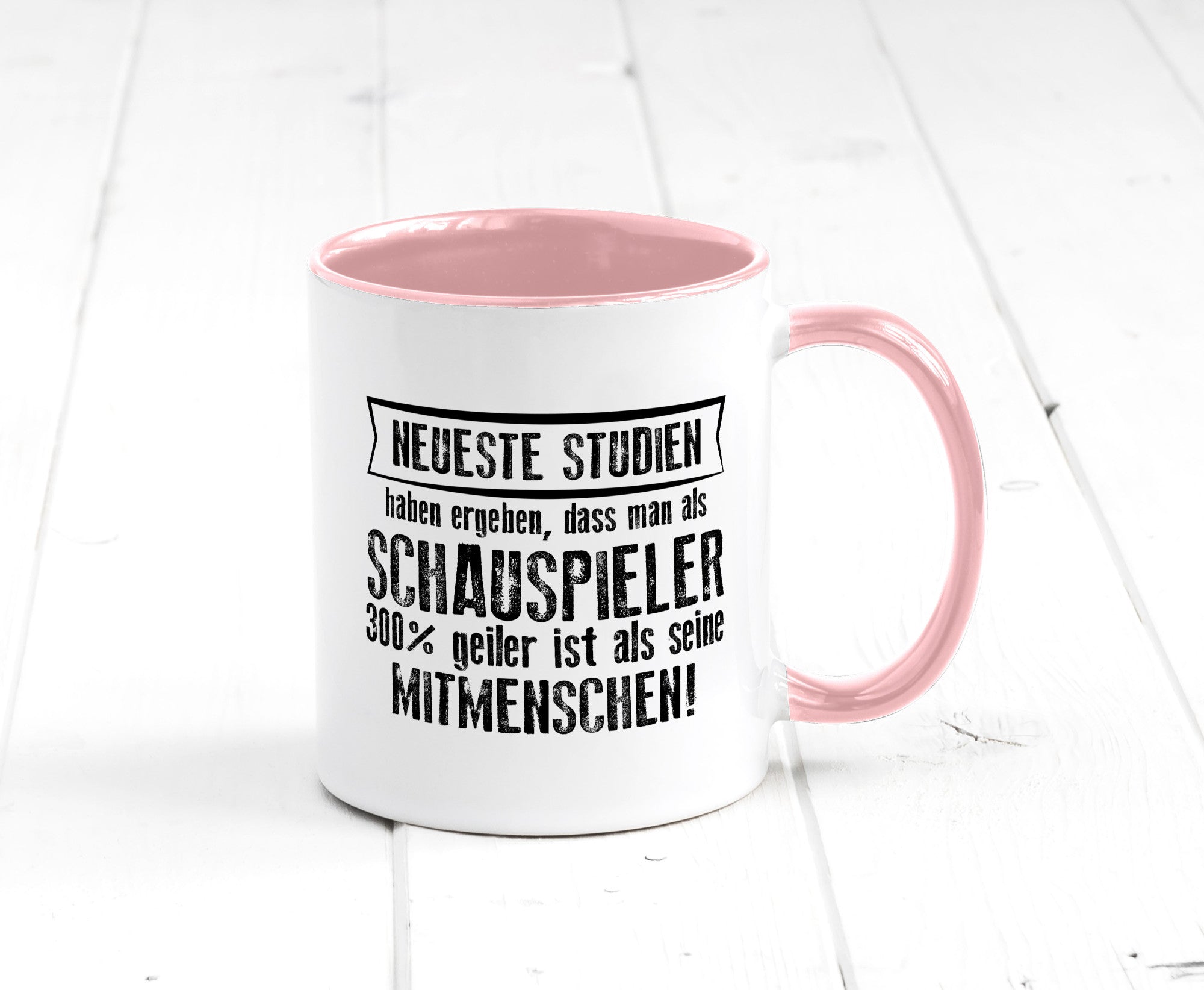 Neuste Studien: Schauspieler | Theater Geschenkidee Humor Tasse
