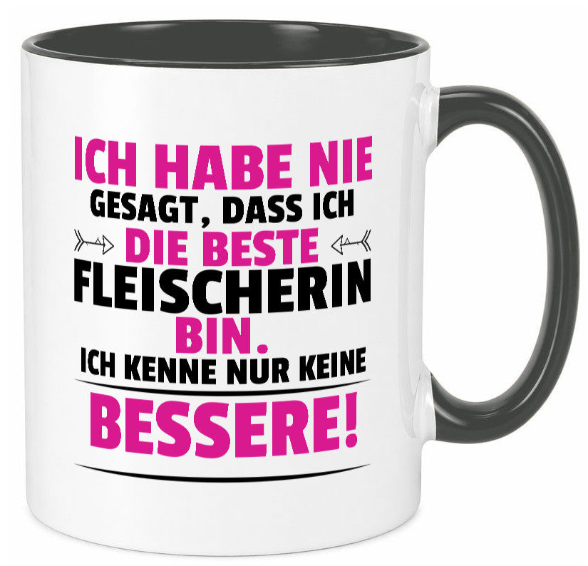 Die Beste Fleischerin | Schlachterei lustiger Spruch Geschenk Humor Tasse