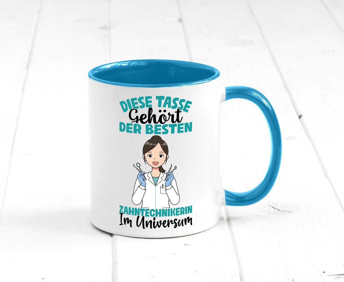 Im Universum: Zahntechnikerin | Zahnmedizin Humor Geschenkidee Tasse