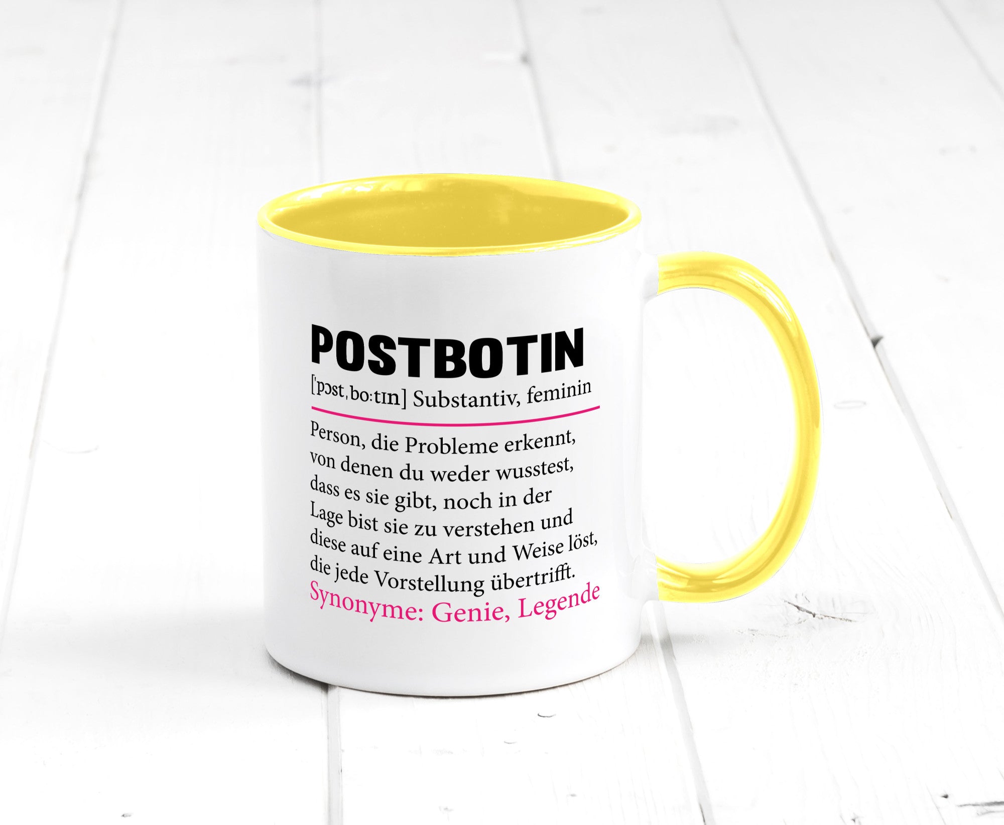 Postbotin | Beruf Post lustiger Spruch Briefträger v2 Humor Arbeit Kollegen