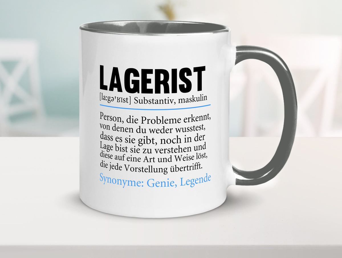 Lagerist | Spruch Beruf Lageristen Lager Arbeiter lustiger Geschenk Arbeit Tasse