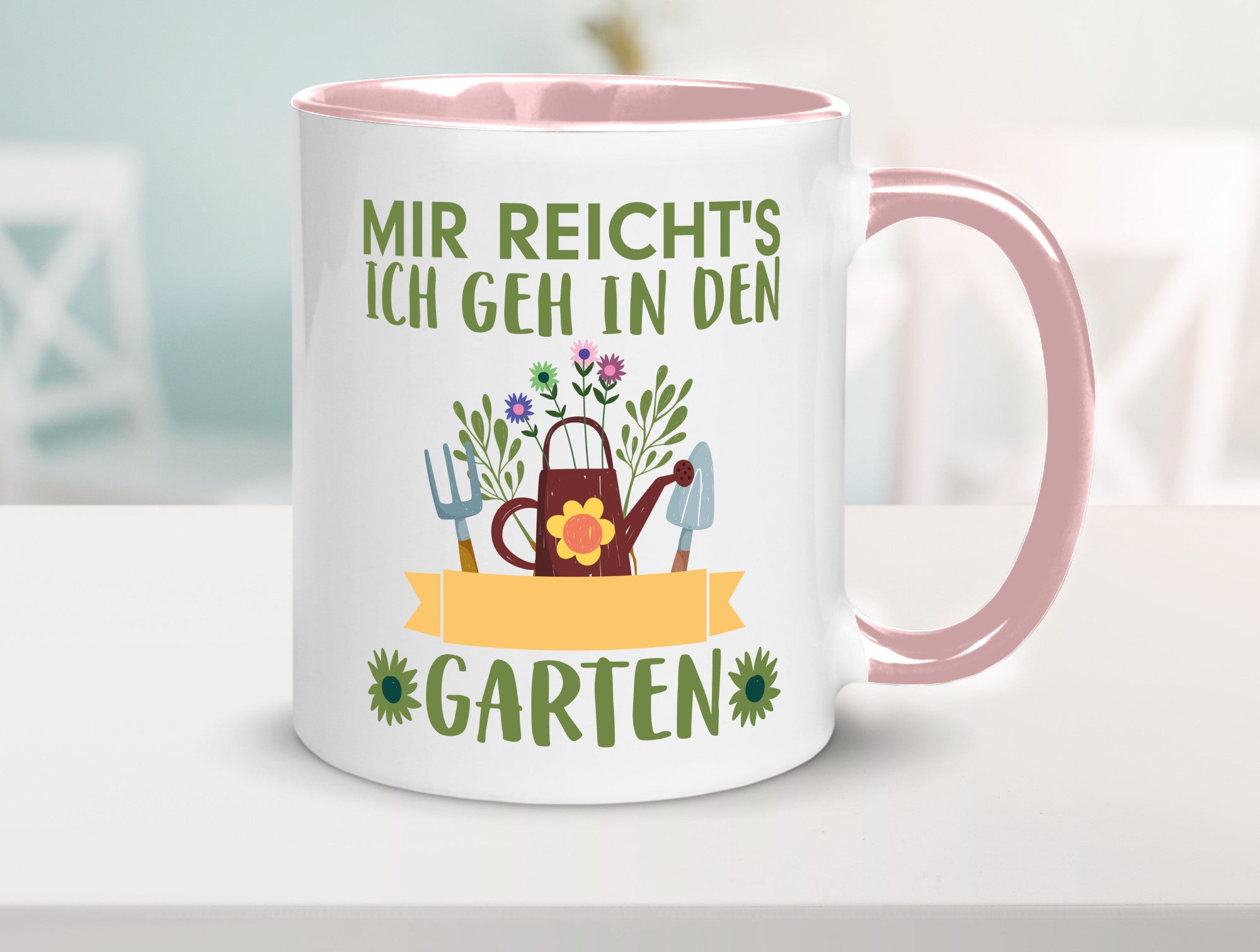 Ich geh in den Garten | Gärtner Tasse Gartenarbeit Humor Arbeit Kollegen Büro