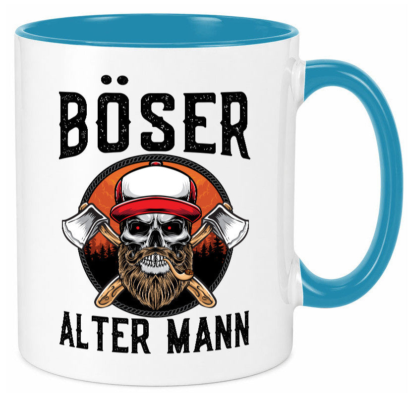 Böser alter Mann Humor Geschenkidee Tasse
