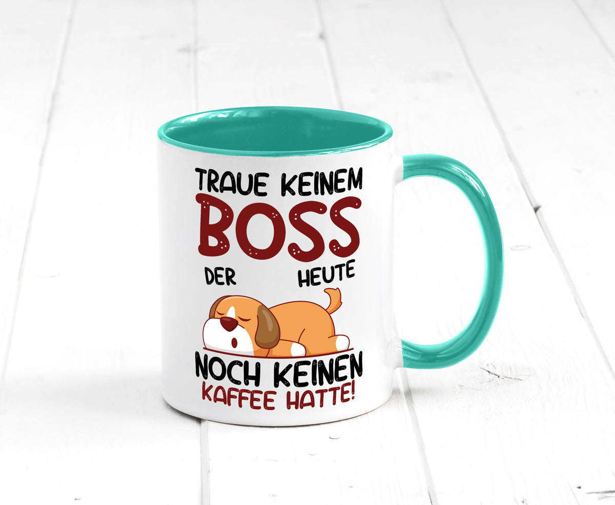 Traue keinem Boss | Führungskraft Vorgesetzter Geschenkidee Humor Tasse