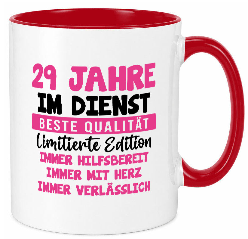 29 Jahre im Dienst | Jubiläum Arbeit v10 Geschenk Kollegen Büro lustiger Spruch