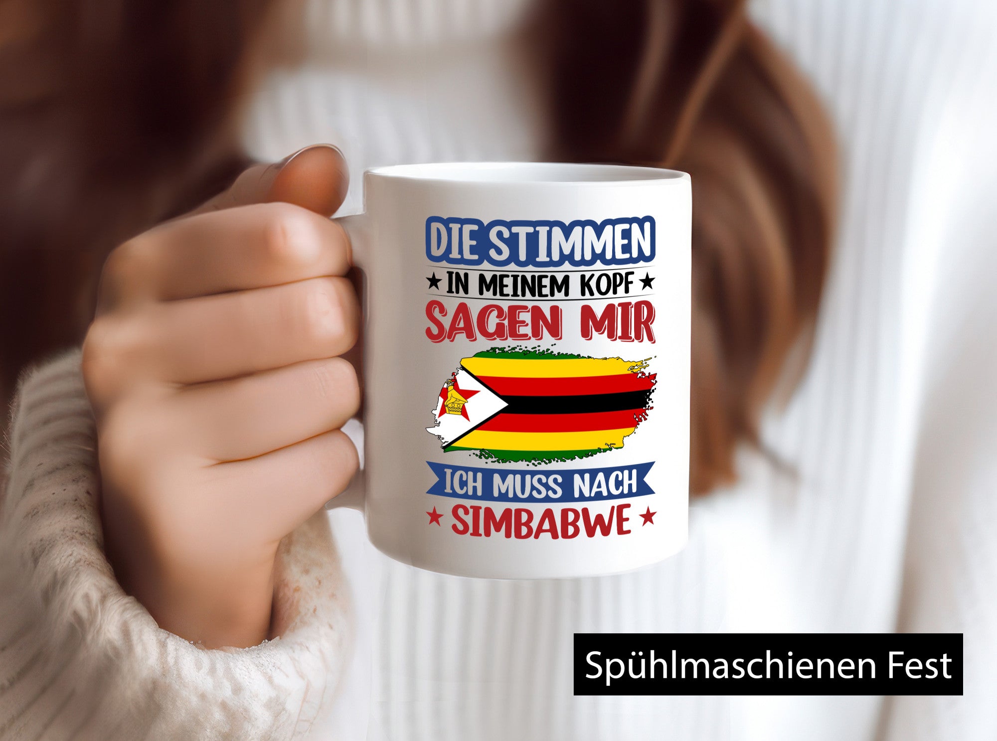 Simbabwe | Urlaub Stimmen in meinem Kopf Traumland v2 Geschenk Humor