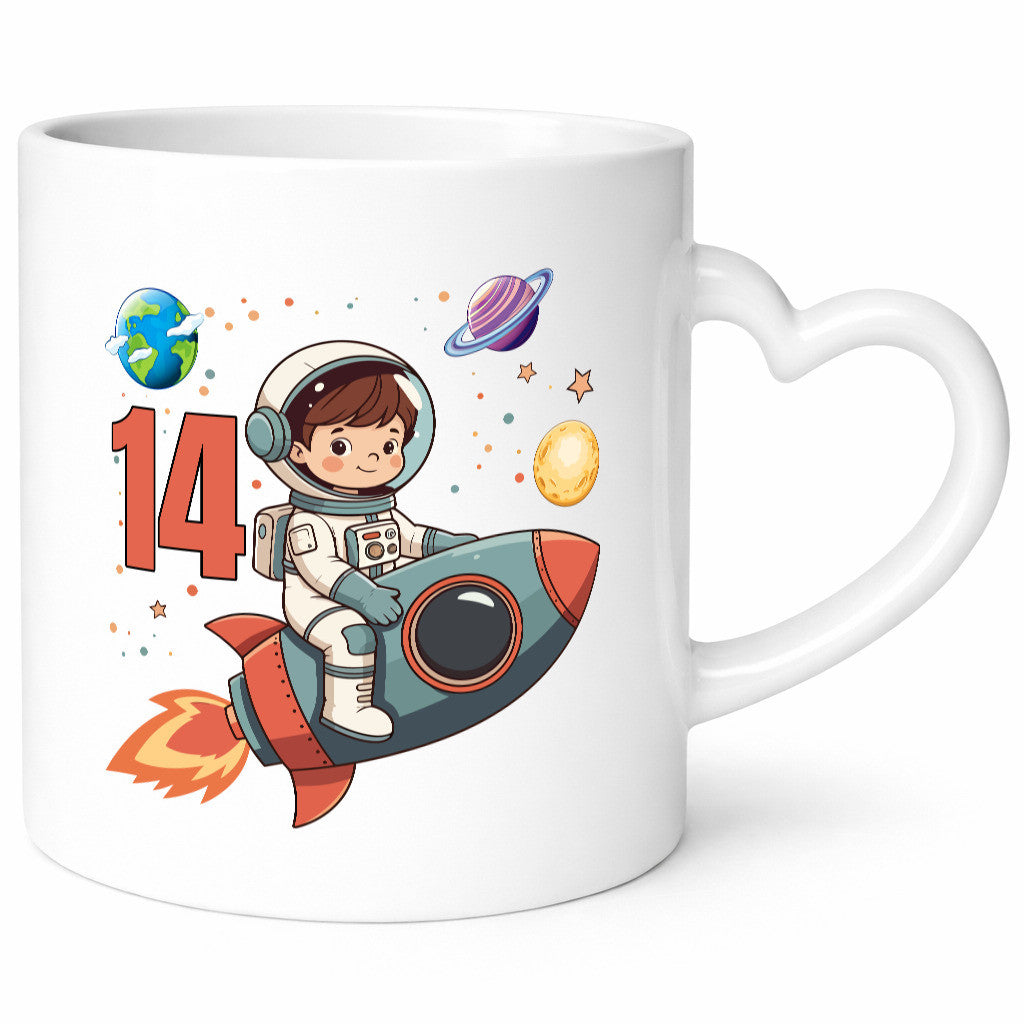 14. Geburtstag | 14 Jahre Astronaut Weltraum Geschenk Geschenkidee lustiger