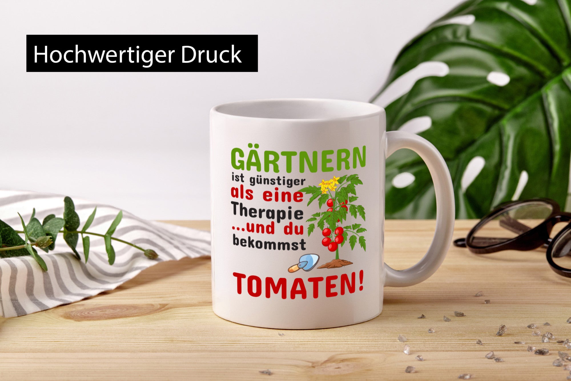 Gärtnern Therapie | Gartenhobby Tasse Garten Spruch Geschenk Humor Geschenkidee
