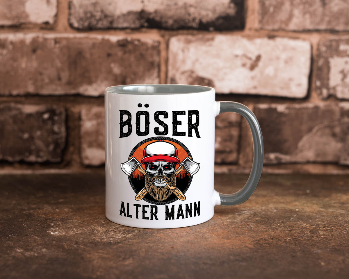 Böser alter Mann Humor Geschenkidee Tasse