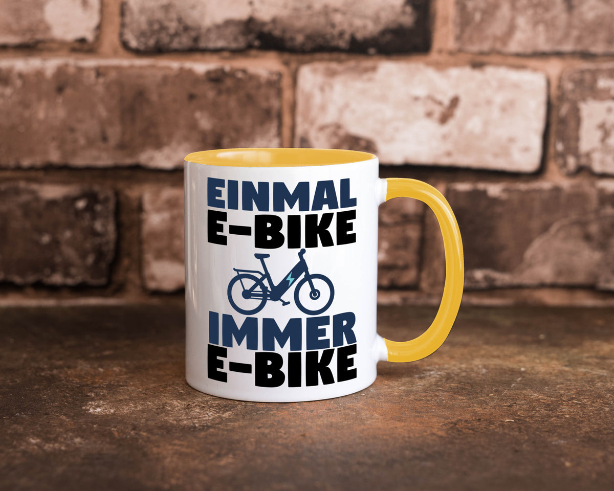 E-Bike Fahrer | Radfahrer Tasse Fahrrad Elektrorad lustiger Spruch Geschenk