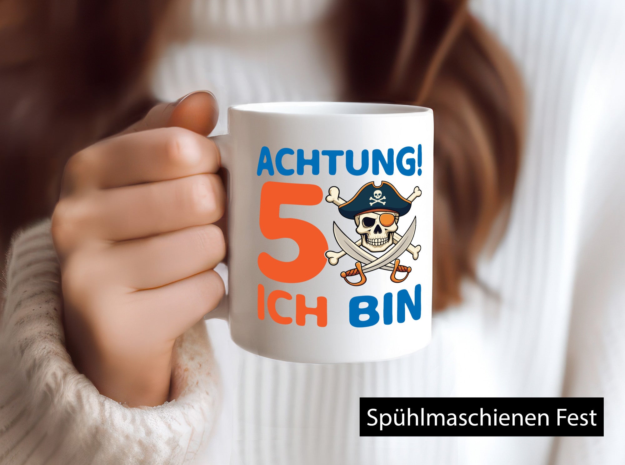 5. Geburtstag | 5 Jahre Pirat lustig Geschenkidee Geschenk Tasse