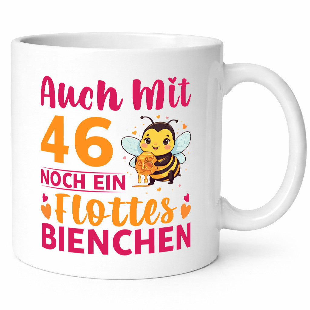 46. Geburtstag | Flottes Bienchen 46 Jahre Geschenk Geschenkidee lustiger