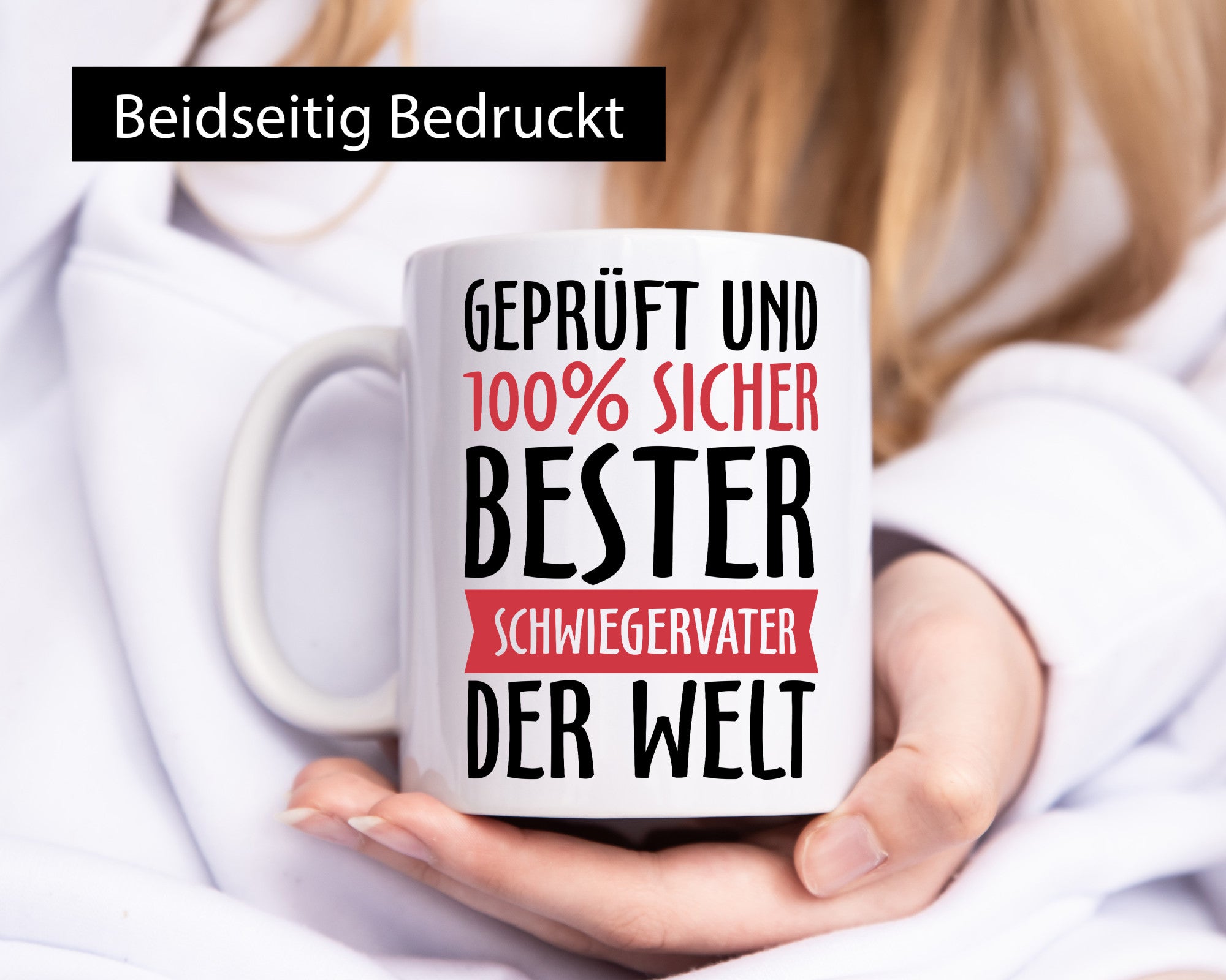 Bester Schwiegervater Geschenk Familie Geschenkidee lustiger Spruch Tasse