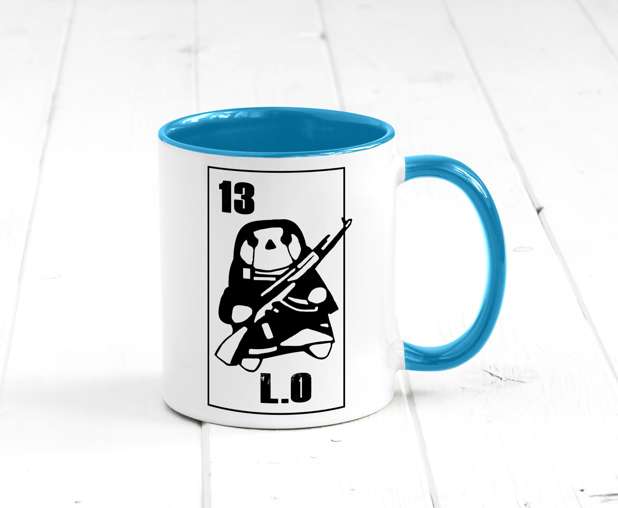 13 L.O lustiger Spruch Geschenk Humor Geschenkidee Tasse