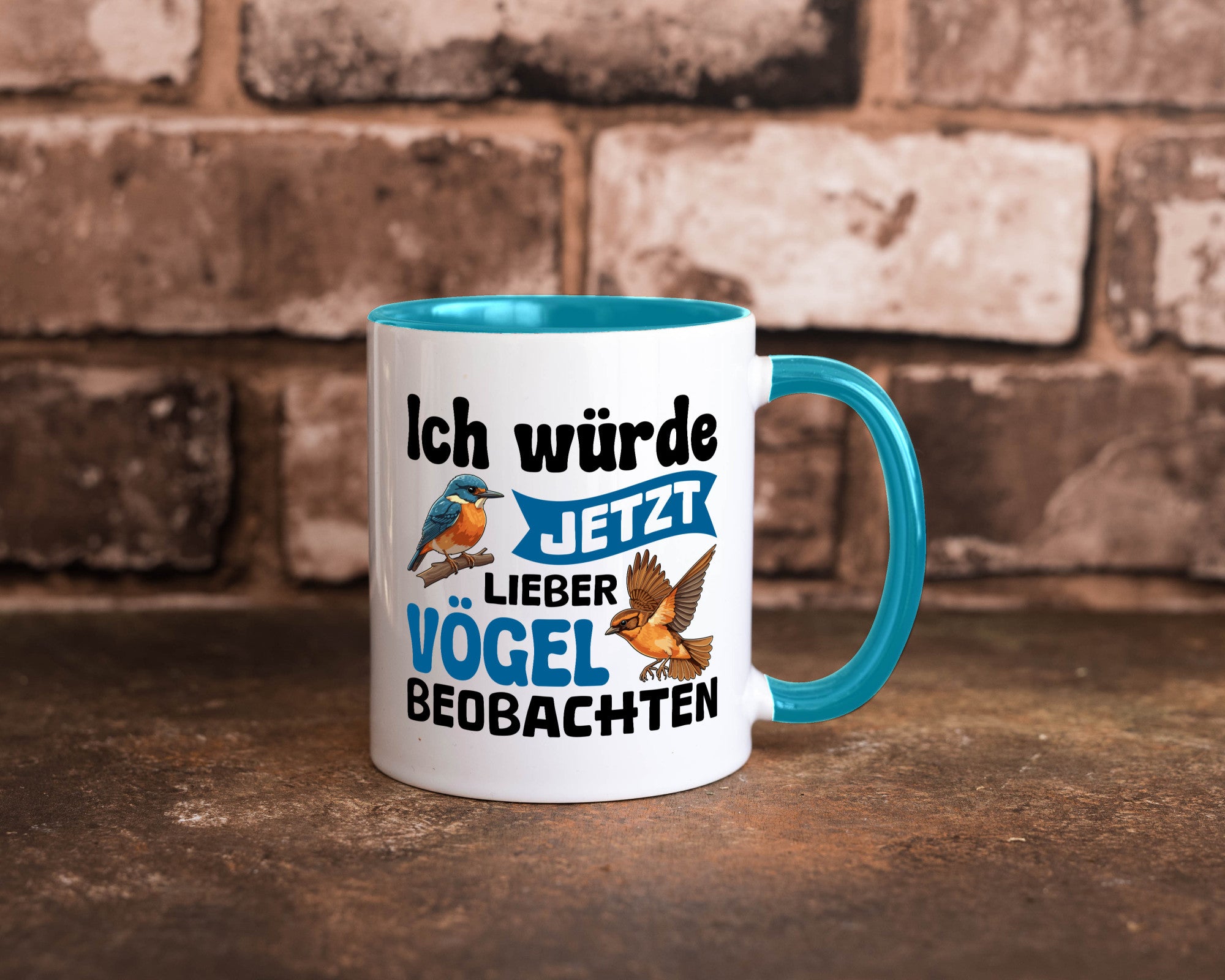 Vögel beobachten | Vogel lustig Humor Geschenkidee Geschenk Tasse
