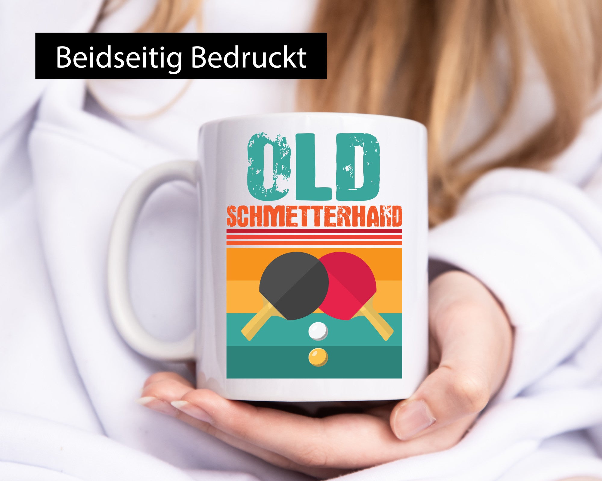 Tischtennis Tasse Humor Geschenkidee