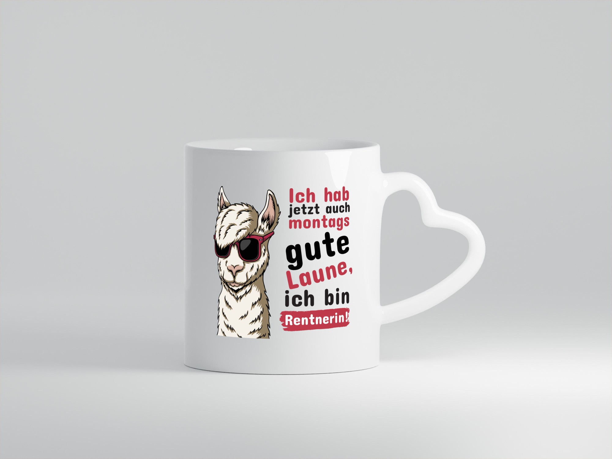 Rentnerin | Alpaka Montags Tasse Pensionierung lustiger Spruch Geschenk